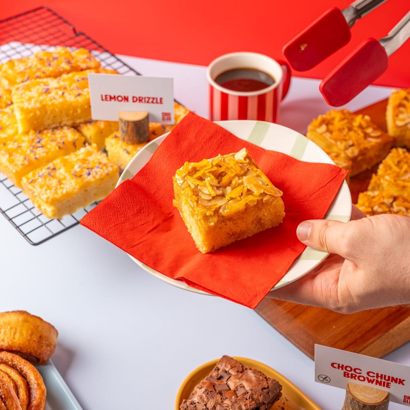 Orange, Almond and Polenta Traycake